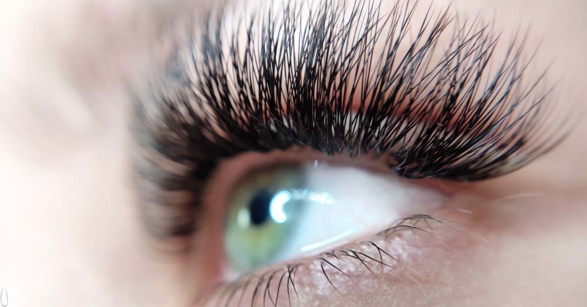 Person with Lash Extensions