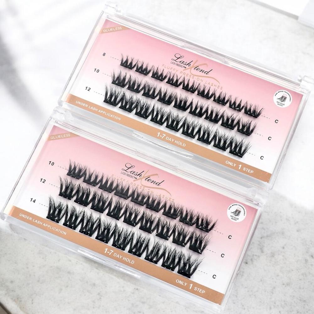 Pre-Glued Press On Lash Style (FLUFFY)