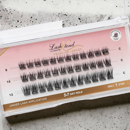 Pre-Glued Press On Lashes (Damaged Boxes)