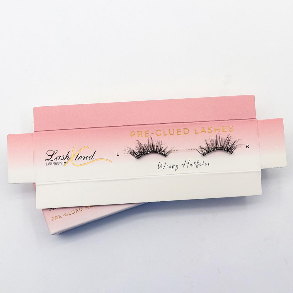 Pre Glued Half Lashes Wispy Halfsies